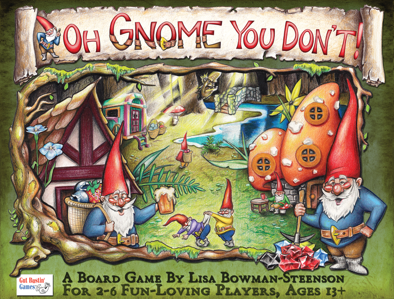 Oh Gnome You Don't! Board Game