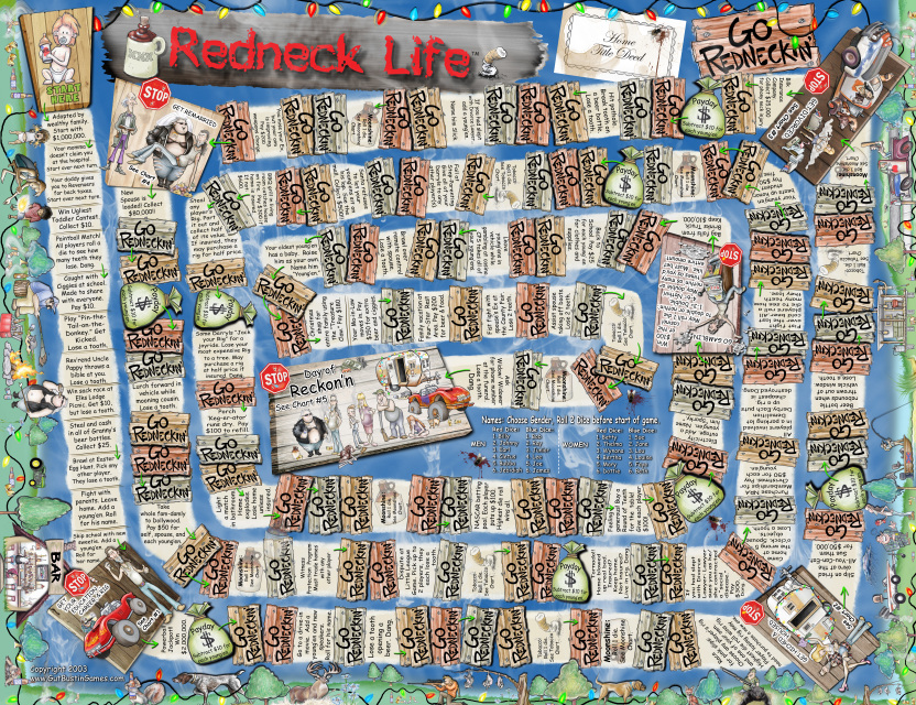 Bustin' A Gut! Redneck Life Board Game Expansion 